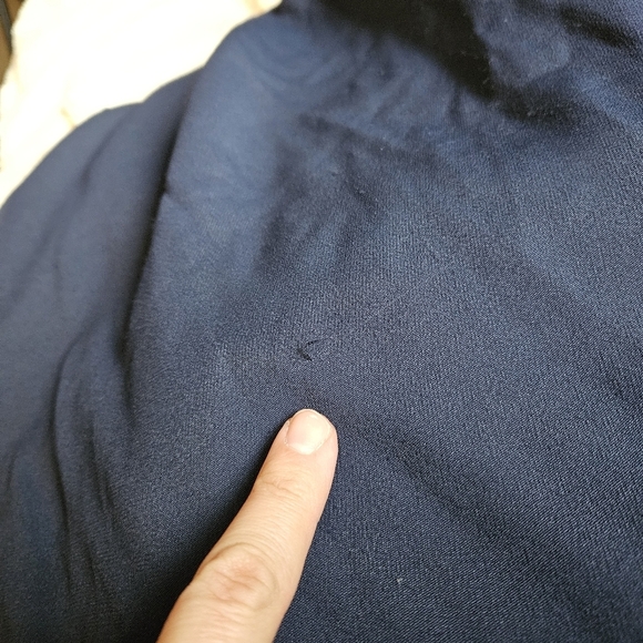 New with flaw Jonathan Simkhai grommet bustier maxi dress midnight size 12 - Picture 11 of 11